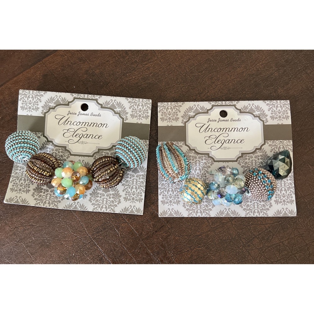 Jesse James Uncommon Elegance Designer Bead Strand Lot of 2